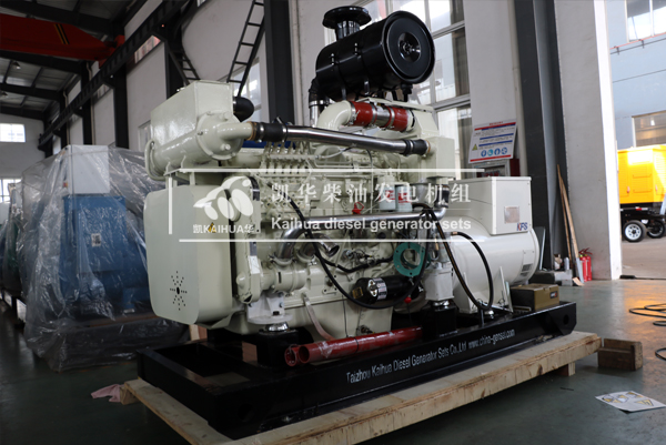出口新加坡的200KW船（chuán）用發電機組（zǔ）成功出廠