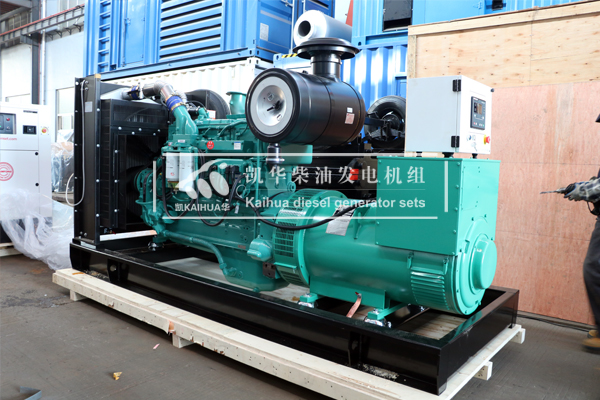 出口（kǒu）新加坡的400KW康明斯發電機組成功出（chū）廠