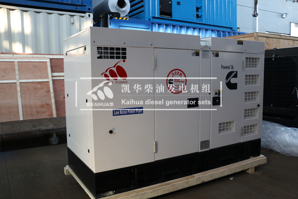 出口（kǒu）印尼（ní）的兩（liǎng）台50KW靜音（yīn）發電機組成功出廠