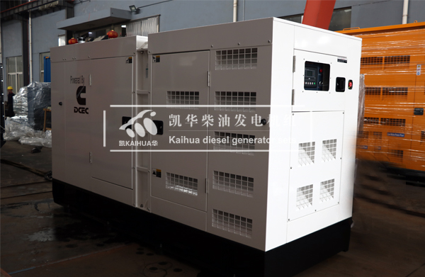 出口新加坡的300KW靜音發電（diàn）機組成功出廠