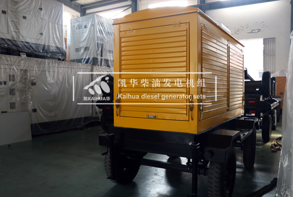 湖（hú）北工程100KW移動式柴油發電（diàn）機組成功出廠
