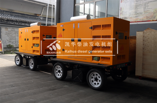 江西電力六台（tái）移動式（shì）柴油發電機組今日成功出廠
