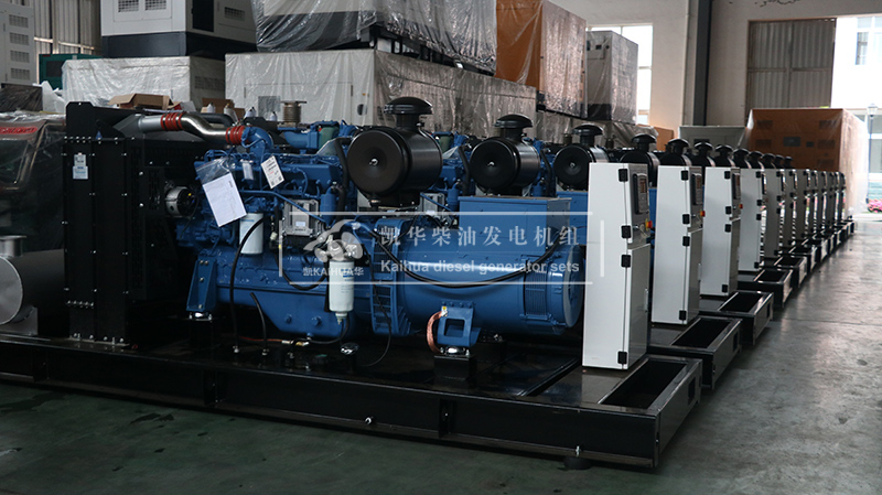 出口菲律（lǜ）賓（bīn）十二台160kw玉柴發電機（jī）組成功出廠