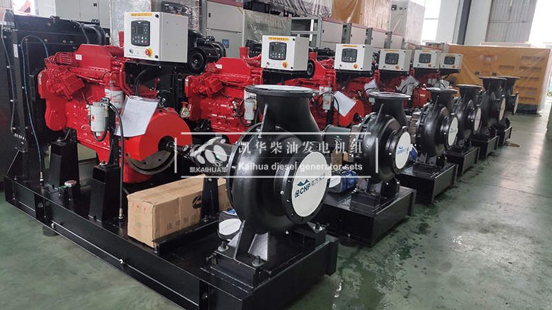 衡水市水利六台160kw柴油機水泵機組（zǔ）成（chéng）功出廠