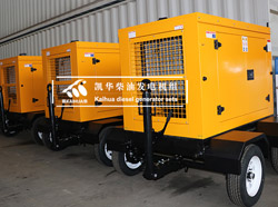 某（mǒu）一長期合作的（de）公司采購我司370台靜音發電機組